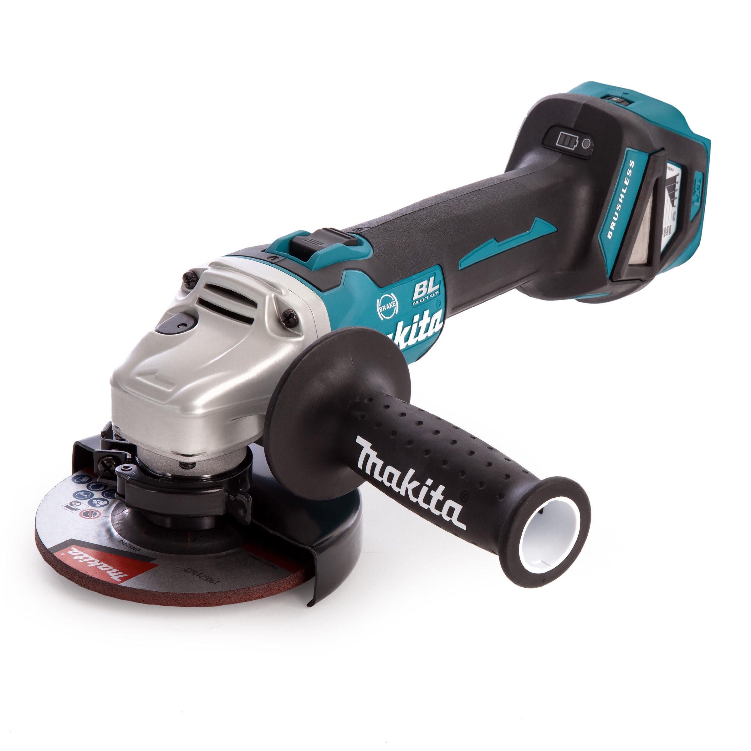 Аккумуляторная угловая бесщеточная шлифмашина Makita DGA513Z болгарка шлифмашинка УШМ (18В,125мм) (4001)