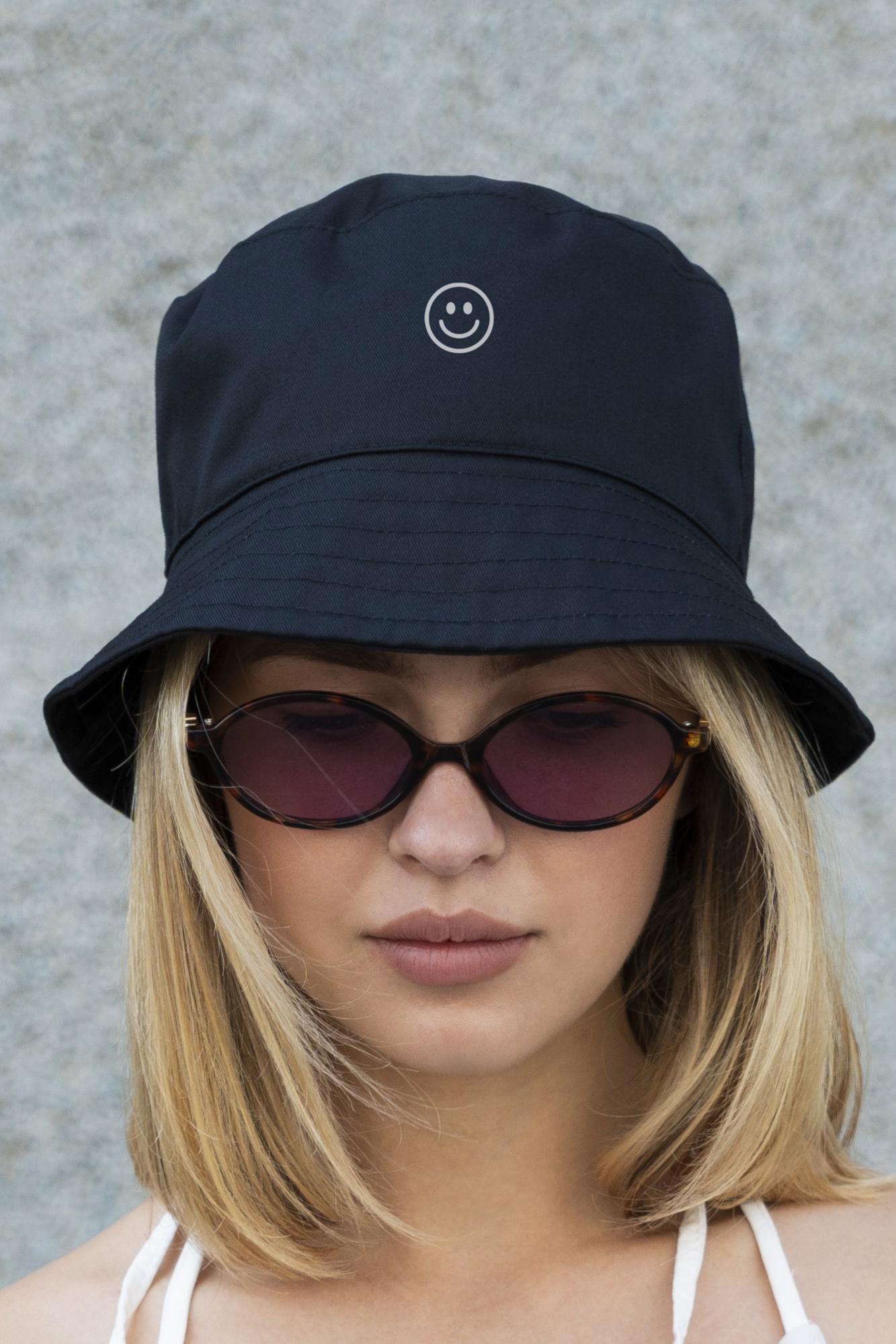 Панамка Without с принтом Smile унисекс L Black (L8049862) - фото 4 Панамка Without с принтом Smile унисекс L Black (L8049862) - фото 4