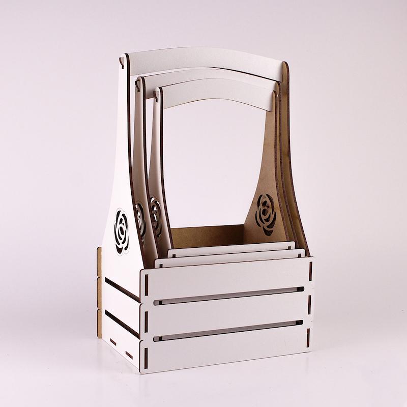 Набір корзин троянда ручка (1475)