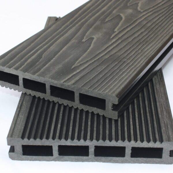 Террасная доска ДПК Tardex Stone 3D Anthrazit 25х150х2200 мм