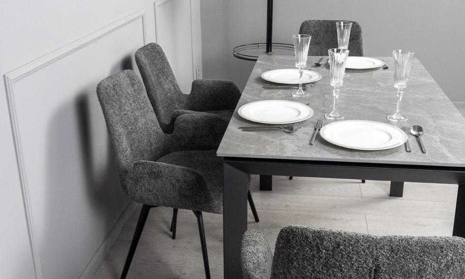 Стол раскладной Ларс 1400/2000х800х750 мм Серый - фото 4 Стол раскладной Ларс 1400/2000х800х750 мм Серый - фото 4