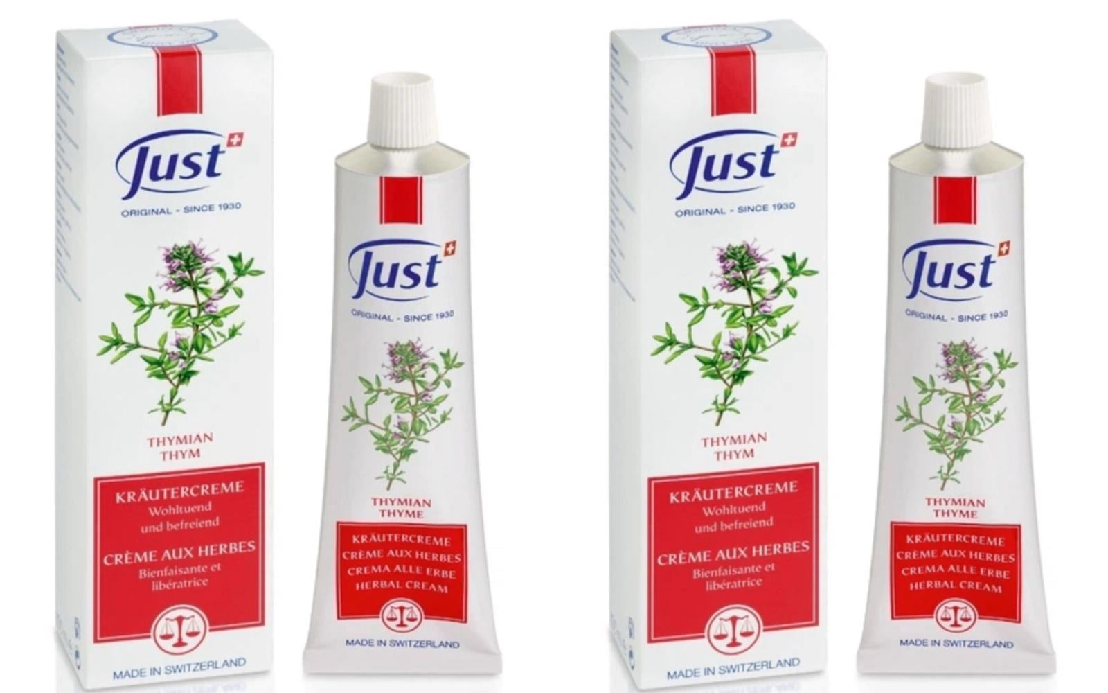 Фито-крем JUST от простуды и гриппа Чабрец/THYMIAN 2x30 мл