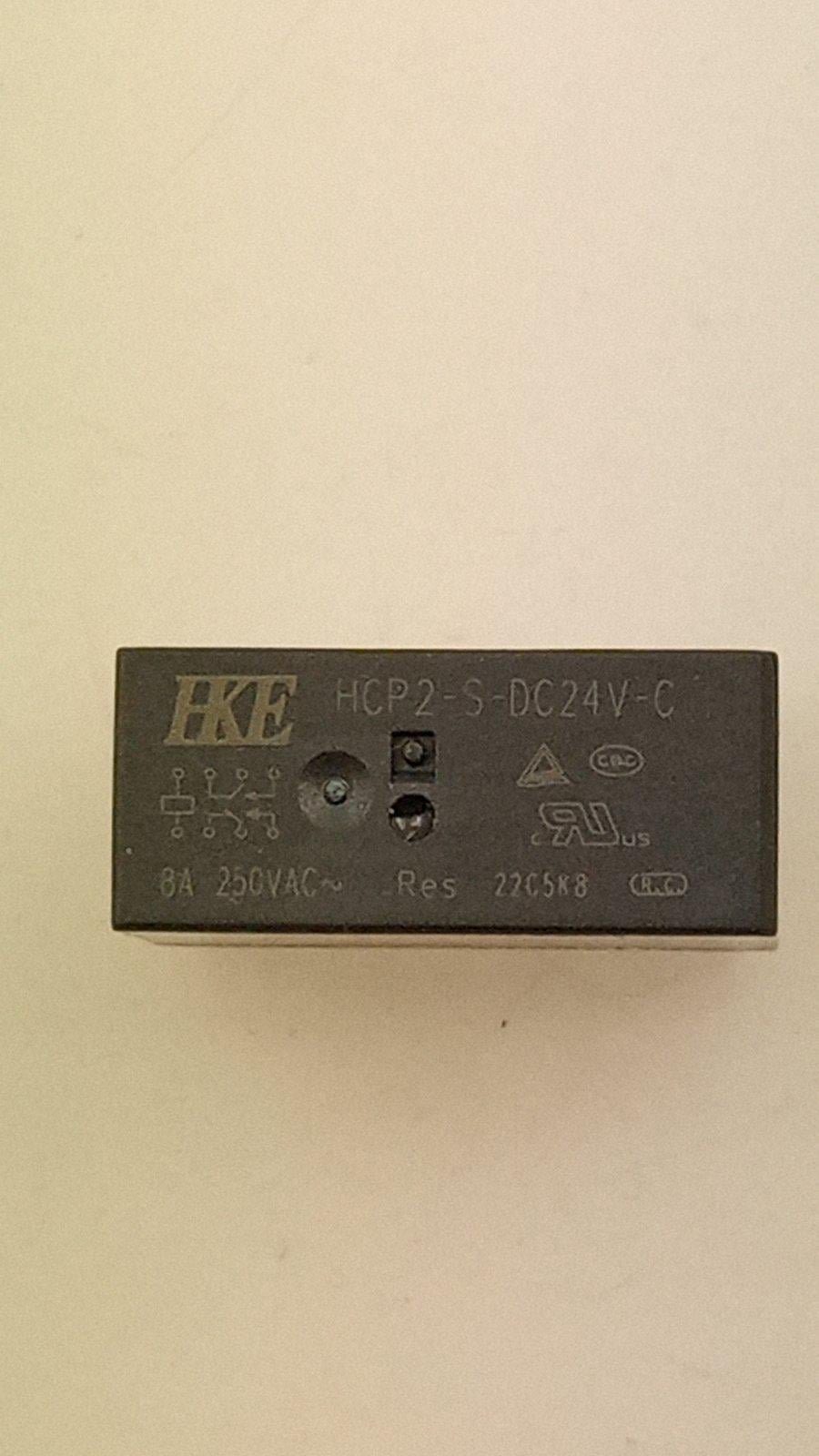 Реле HKE HCP2-S-DC24V-C DC24V 2x8A 250VAC 28x12/5x15