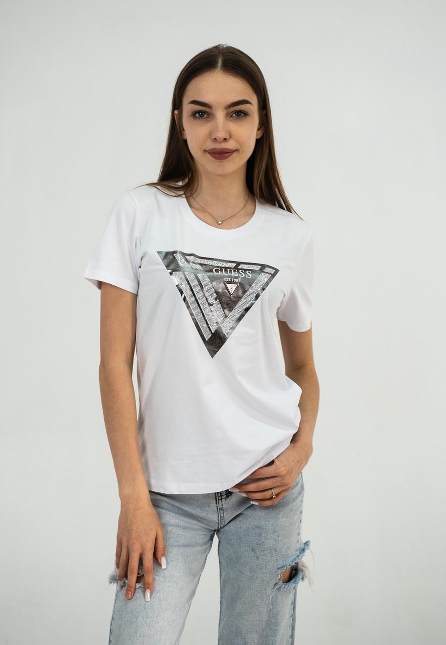 Жіноча футболка Guess B-5074 S White