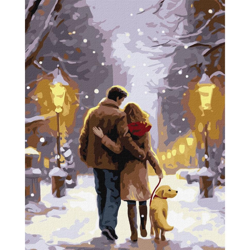 Картина за номерами Ideyka Сімейна прогулянка KHO8348 40x50 см (RLT34906)