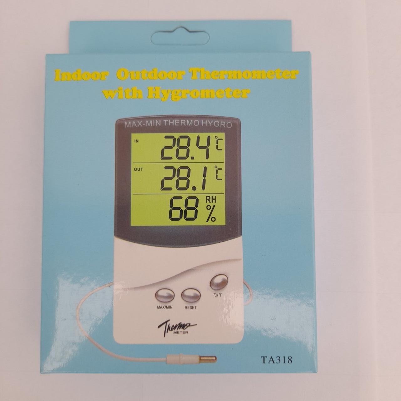 Термометр-гігрометр ТА318 з виносним датчиком 140 см Білий - фото 7 Термометр-гігрометр ТА318 з виносним датчиком 140 см Білий - фото 7