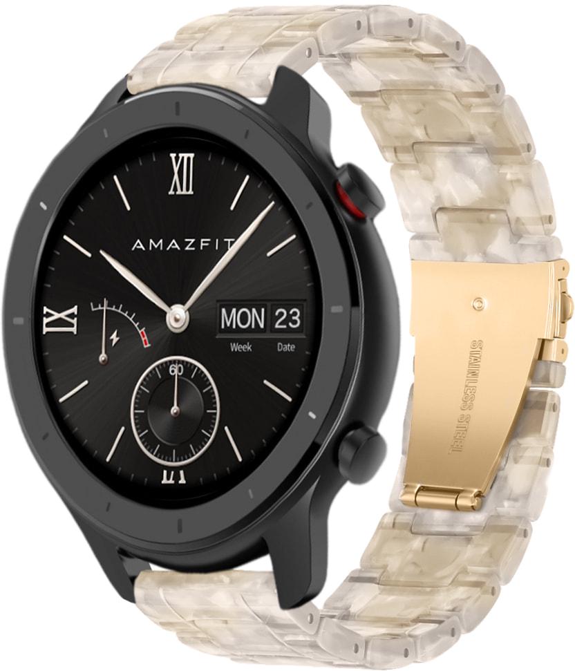 Ремінець із Cмоли Resin для Amazfit GTR 42 мм Cream (28812-6E) Ремінець із Cмоли Resin для Amazfit GTR 42 мм Cream (28812-6E)