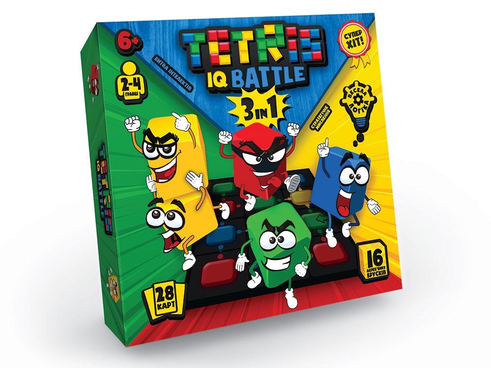 Настільна гра Danko Toys Tetris IQ Battle 3в1 (G-TIB-02U) Настільна гра Danko Toys Tetris IQ Battle 3в1 (G-TIB-02U)