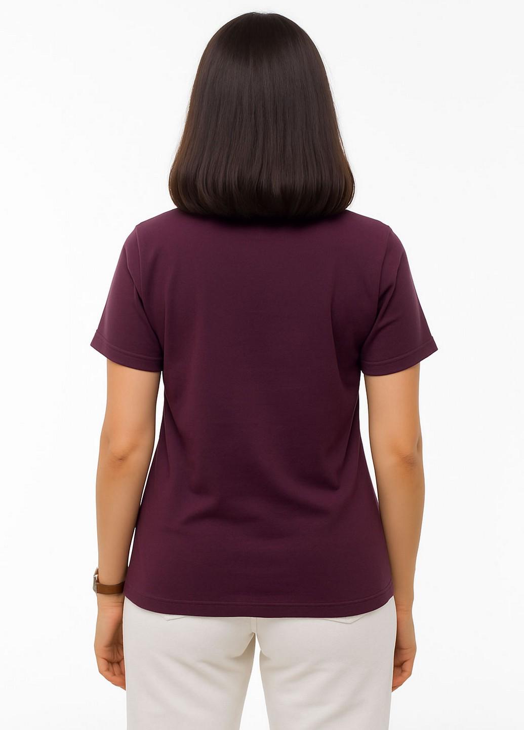 Футболка женская Наталюкс Колибри L Баклажанный (4129082813341) - фото 4