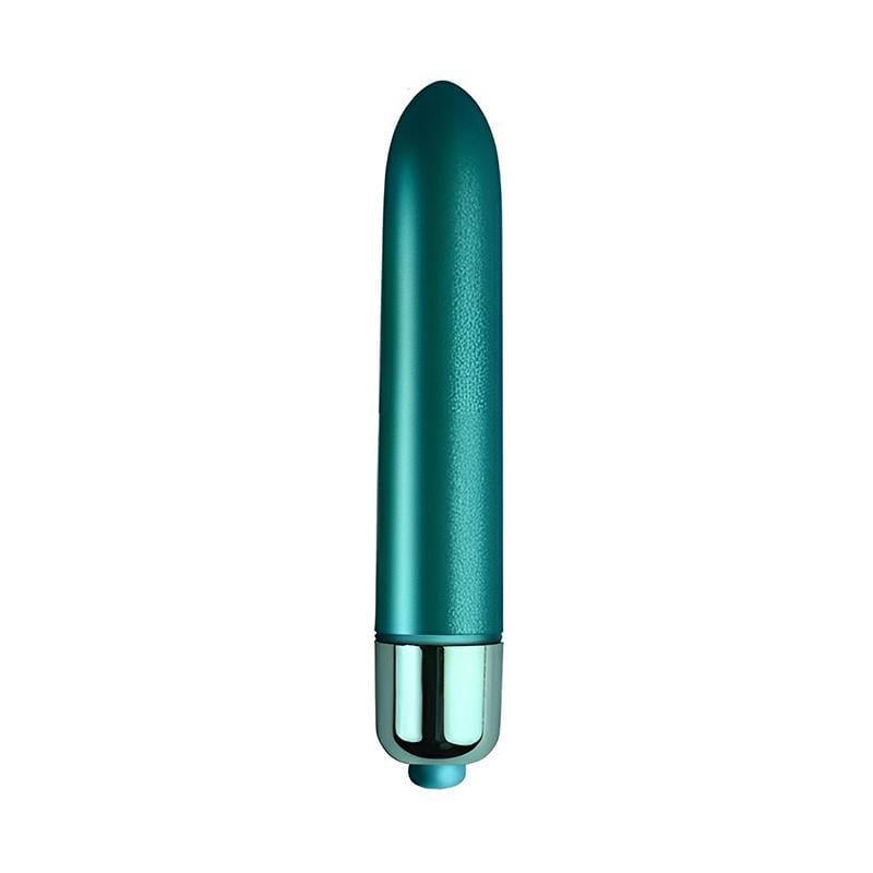Виброкуля Rocks Off RO-90mm Touch Of Velvet Peacock Petals 9 см Бирюзовый (18285)