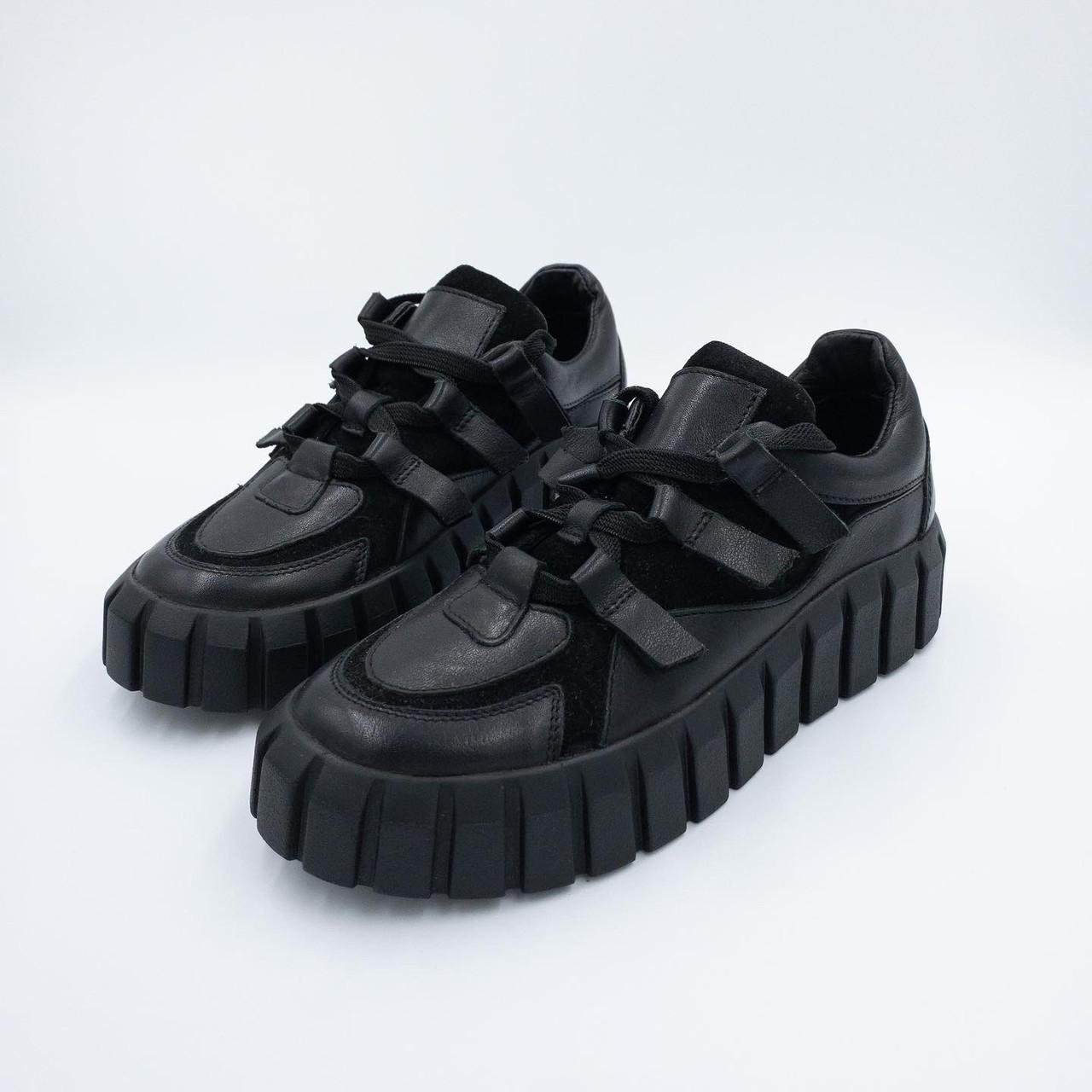 Кеды Bistfor натуральная кожа р. 39 Черный (16019/99/846) - фото 2 Кеды Bistfor натуральная кожа р. 39 Черный (16019/99/846) - фото 2