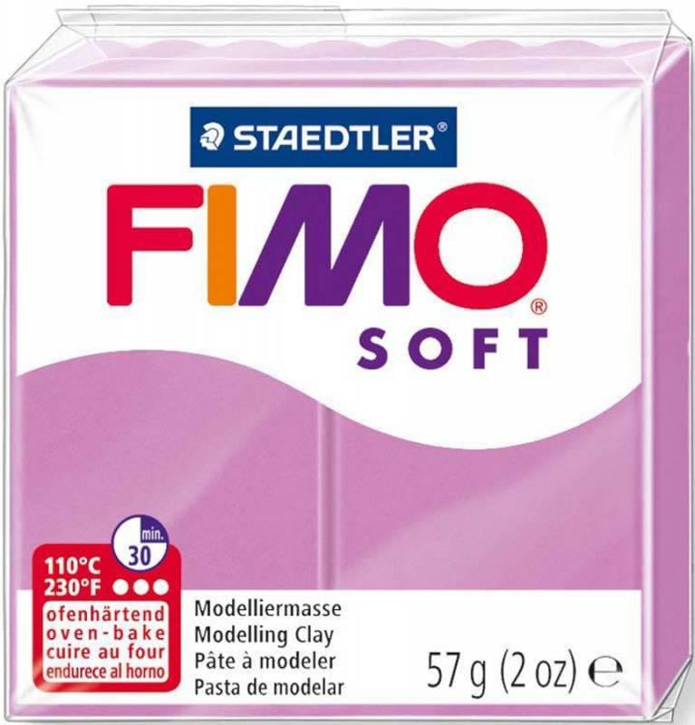 Глина полимерная Fimo Soft 57 г Лавандовая (8020-62)