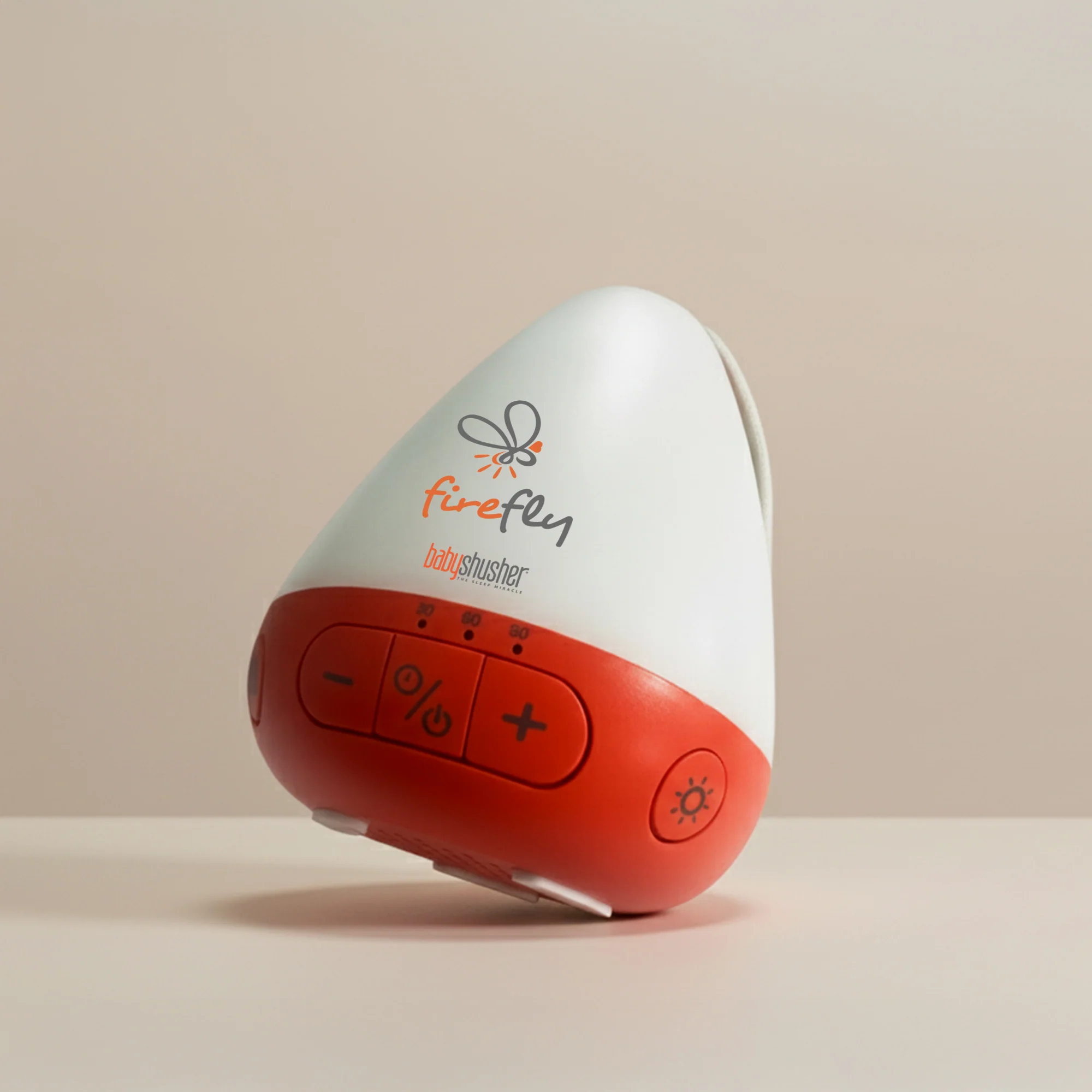 Генератор белого шума для детей Baby Shusher Firefly с ночником и встроенной батареей (1238-02)