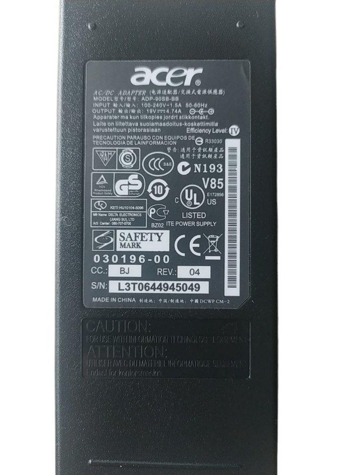 Блок питания для ноутбука Acer 19V 4,74A 90W 5,5х1,7 мм (2344737523) - фото 4