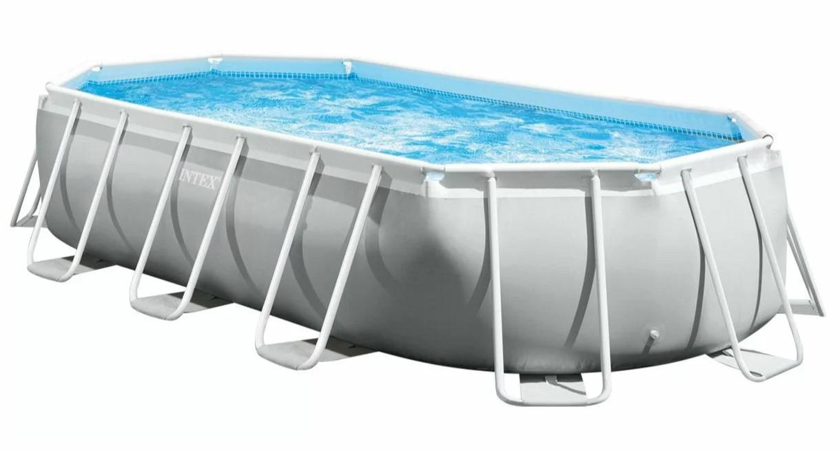 Басейн каркасний Intex 26796 503x274x122 см Сірий (DM-26796-20W1)