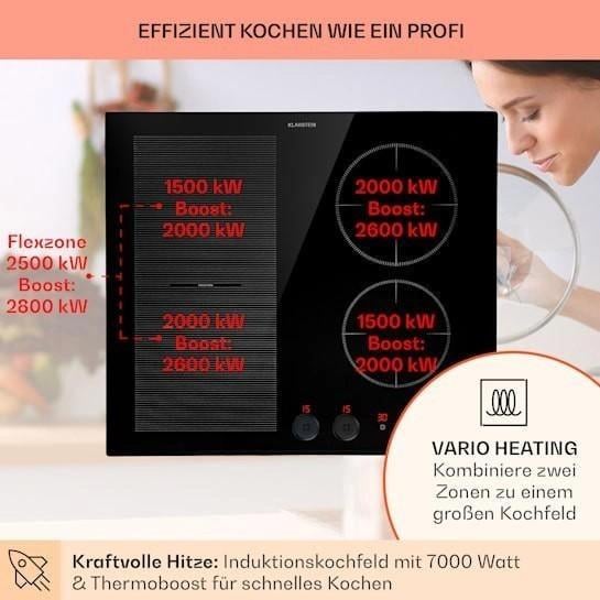 Плита індукційна KLARSTEIN Magnichef 4 Flex 7000W (10041381) - фото 3 Плита індукційна KLARSTEIN Magnichef 4 Flex 7000W (10041381) - фото 3