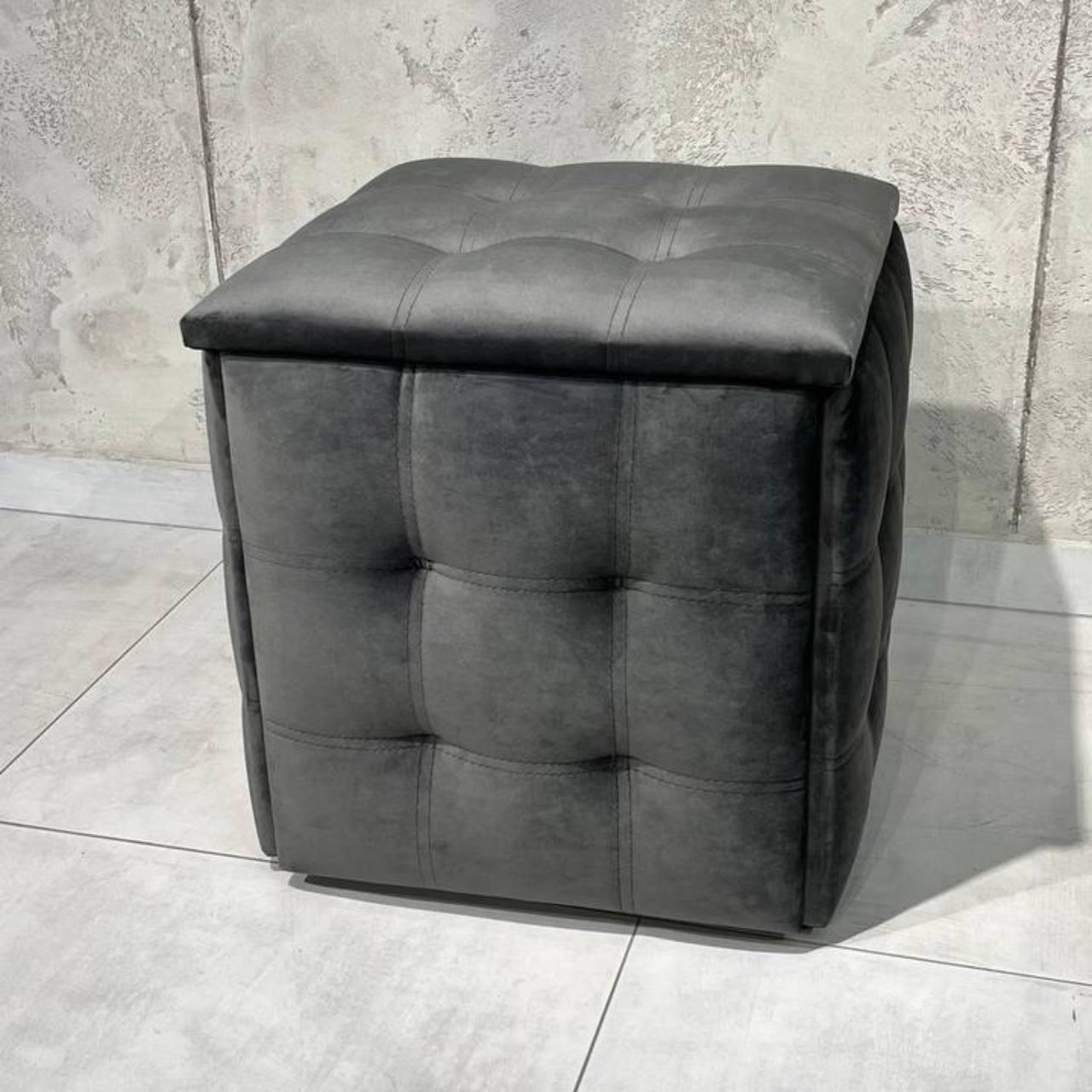 Пуф-трансформер велюровый 5в1 мягкий Темно-серый (000088975) - фото 4 Пуф-трансформер велюровый 5в1 мягкий Темно-серый (000088975) - фото 4