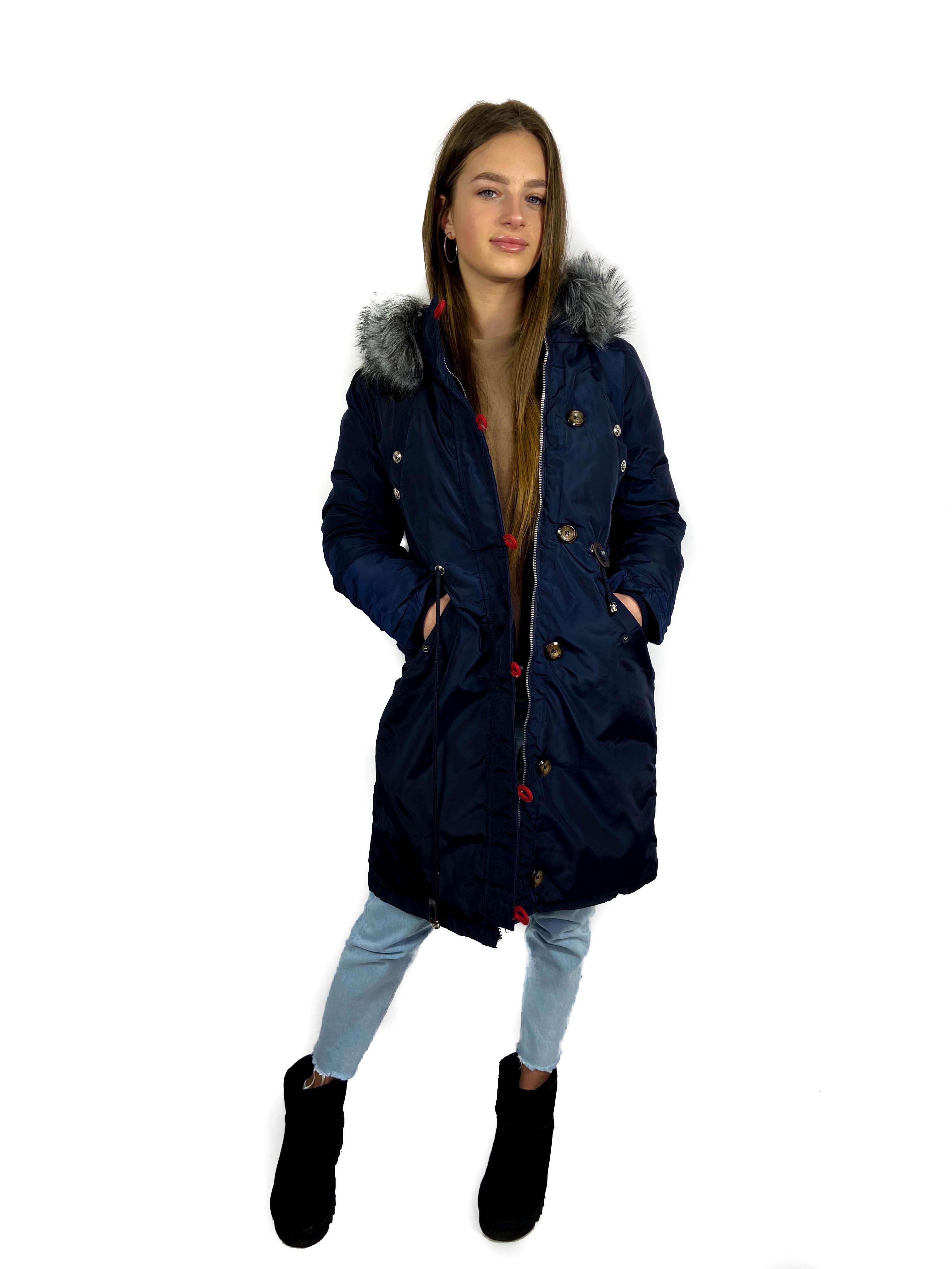Парка жіноча NLD XL Синій (DD091)