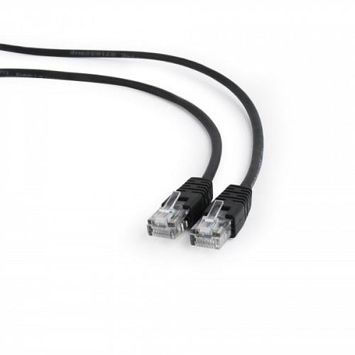 Патч-корд Cablexpert PP12-1M/BK UTP Cat.5e 1м черный