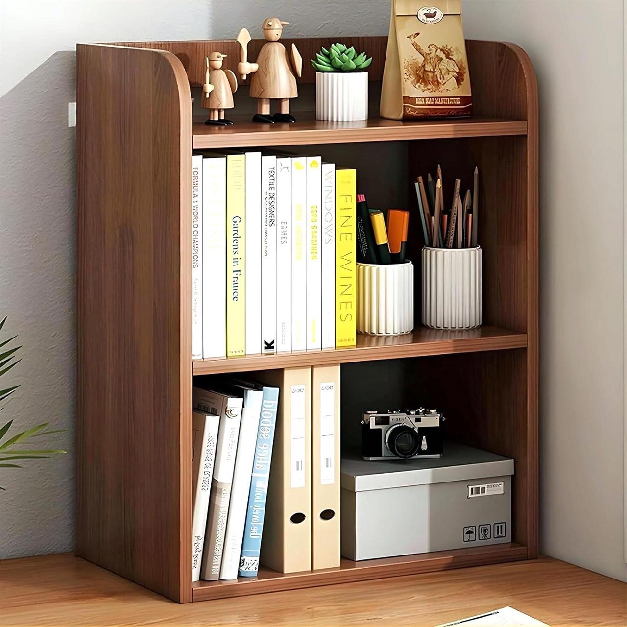 Полка-надстройка настольная из дерева Магута корица (АКД-003433)