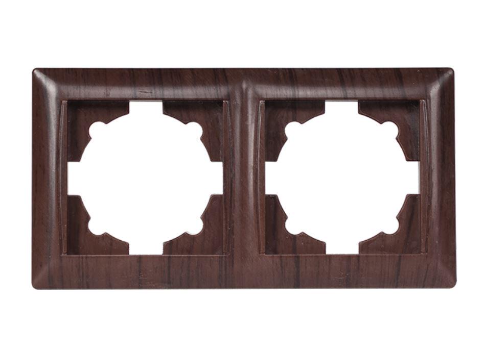 Рамка 2-я горизонтальная Luxel Primera Вишневый (3922) Рамка 2-я горизонтальная Luxel Primera Вишневый (3922)