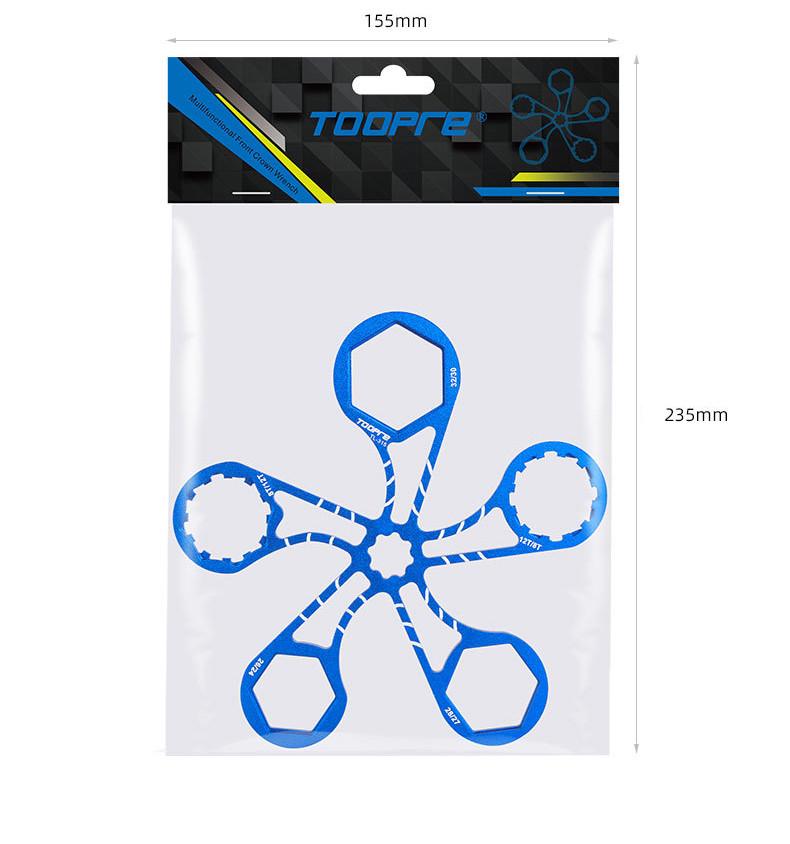 Ключ для вилки велосипеда Toopre 5d1 алюміній - фото 6
