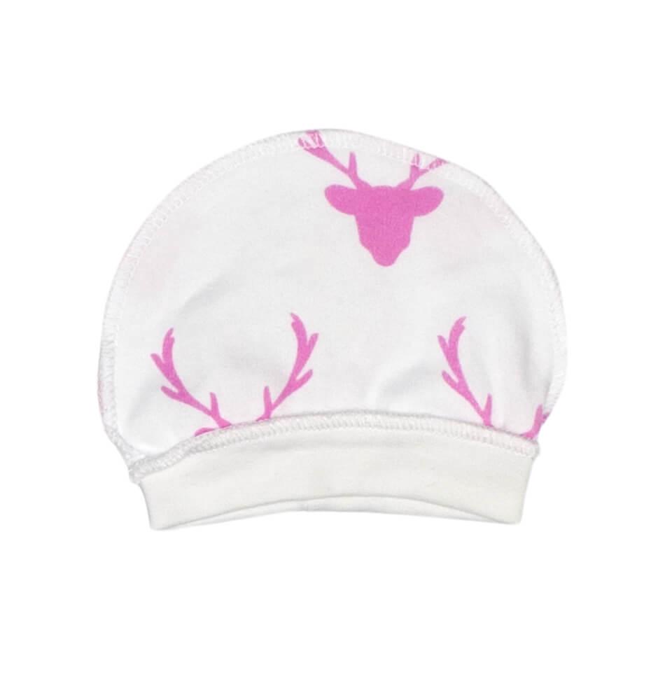 Шапочка дитяча Олені р. 50 Білий (1536-50)