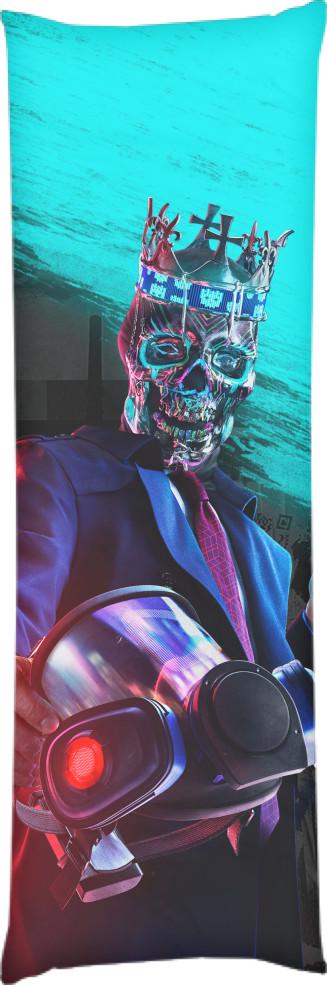 Подушка дакимакура Watch Dogs 2 60x180 см (14106984)