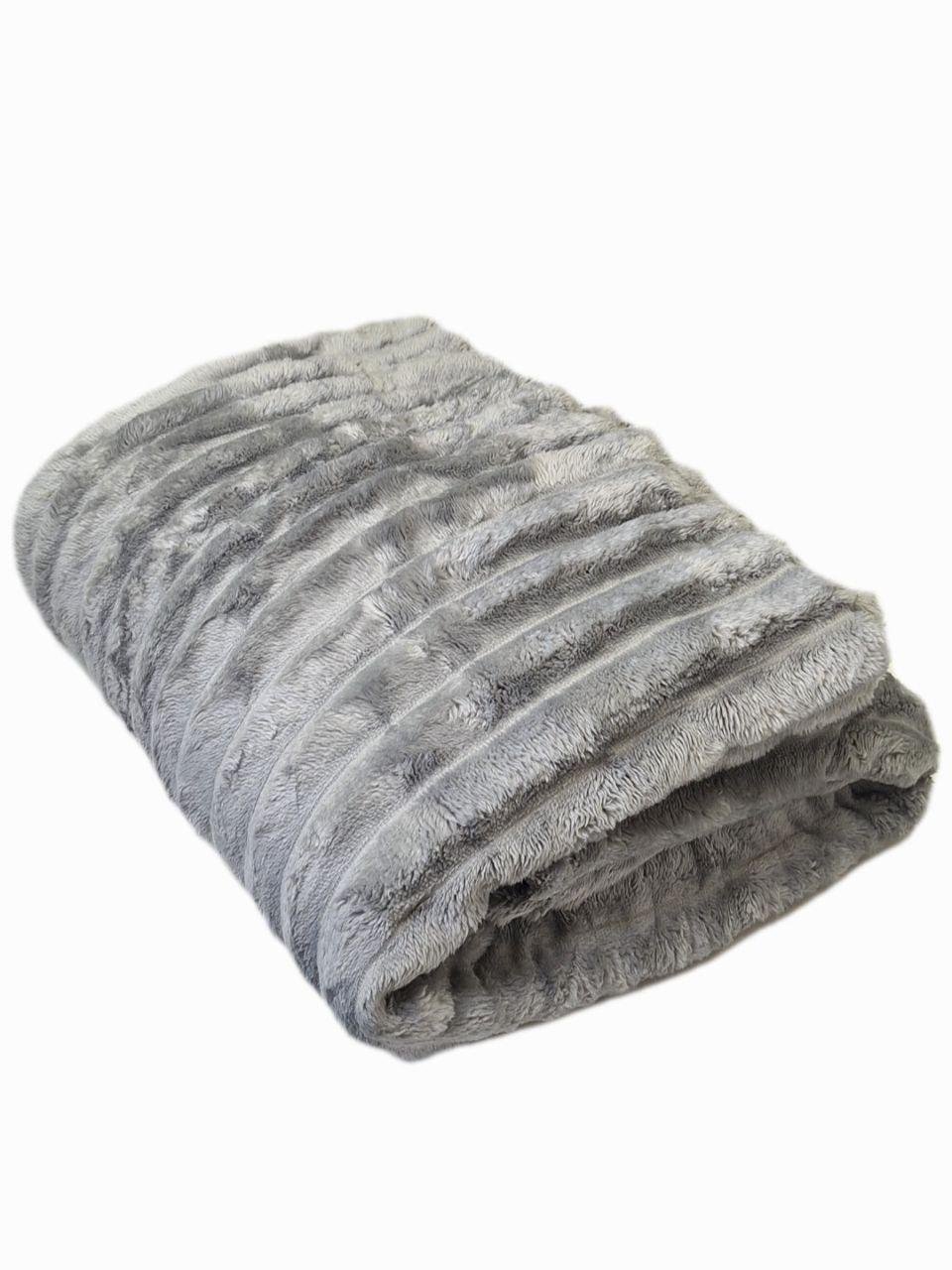 Плед флисовый Malloory Home Шарпей 150x200 см Серый (1193) Плед флисовый Malloory Home Шарпей 150x200 см Серый (1193)