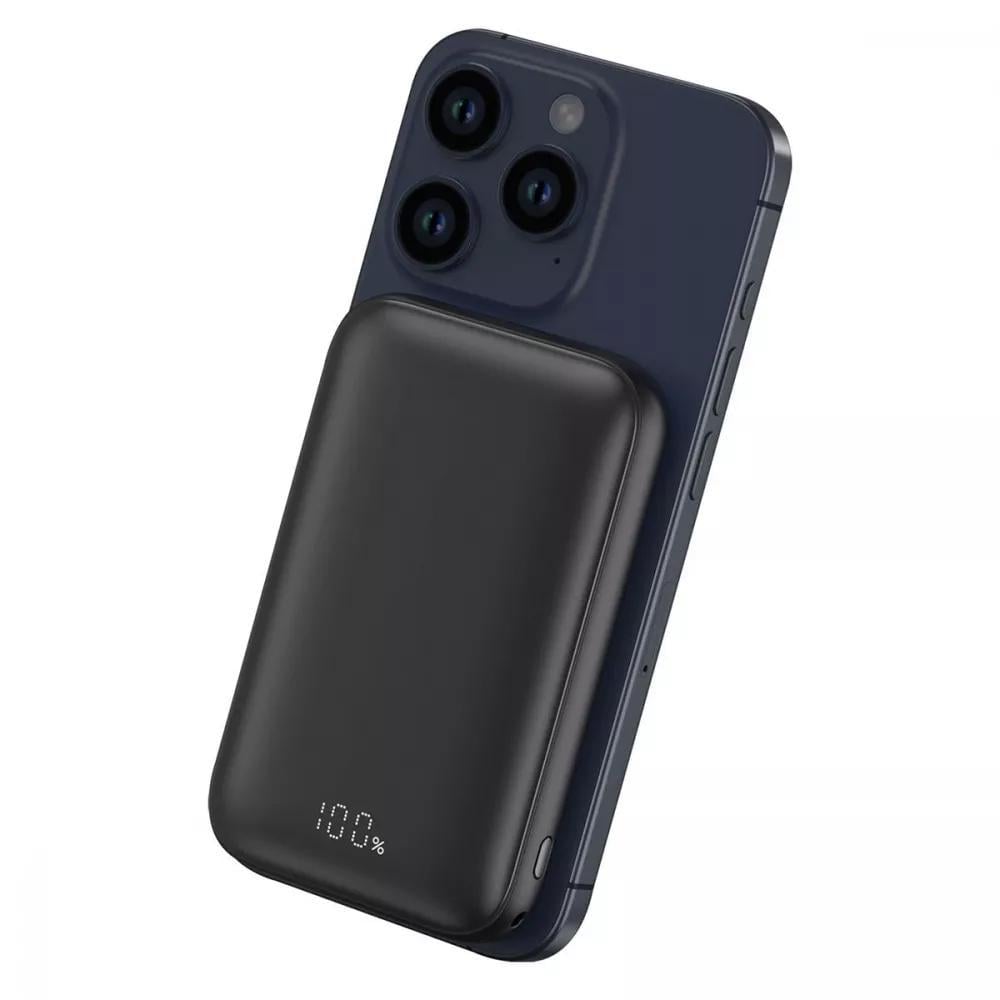 Акумулятор зовнішній з MagSafe PROOVE Vibe Energy 20W 10000 mAh Black (PBVE20020001) Акумулятор зовнішній з MagSafe PROOVE Vibe Energy 20W 10000 mAh Black (PBVE20020001)