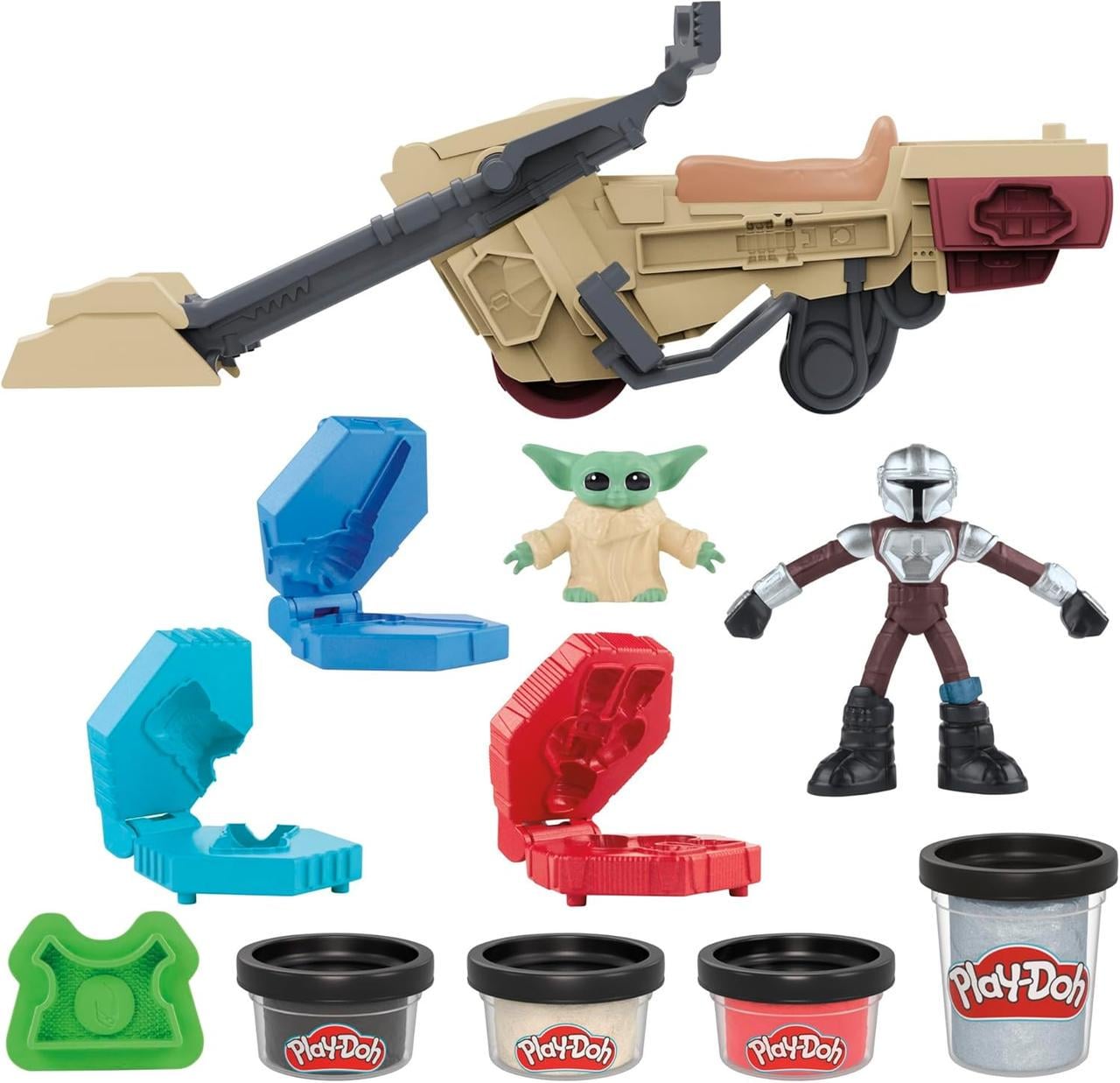 Набор для лепки Hasbro Play-Doh Звездные войны Запускной набор Мандалорца (G1582) Набор для лепки Hasbro Play-Doh Звездные войны Запускной набор Мандалорца (G1582)