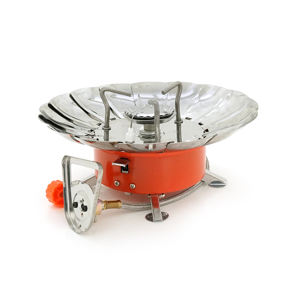 Газовая горелка туристическая K206 с пьезоподжигом бутан и пропан-бутан (YUT_V6395)