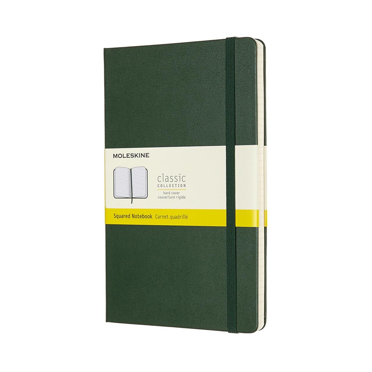 Блокнот Moleskine Classic средний 13х21 см в клетку миртовый зеленый (8058647629087)