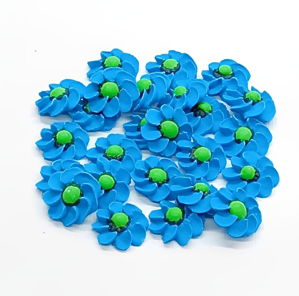 Прикраса пасхальної паски Квіточка 987654656 Блакитний