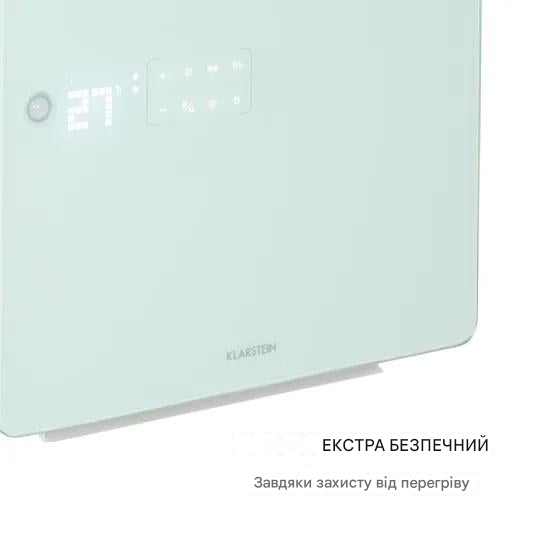 Инфракрасный обогреватель для ванной комнаты KLARSTEIN Hot Spot Crystal Flow LED 2000 Вт 5-40 °C (10035035) - фото 3 Инфракрасный обогреватель для ванной комнаты KLARSTEIN Hot Spot Crystal Flow LED 2000 Вт 5-40 °C (10035035) - фото 3