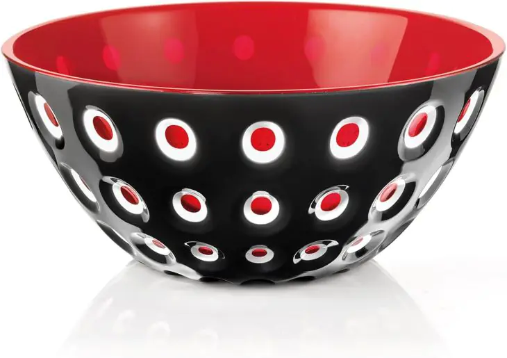 Набор салатников Guzzini Le Murrine пластиковые 12 см 2 шт. Черно-красный (169-135-279412146)