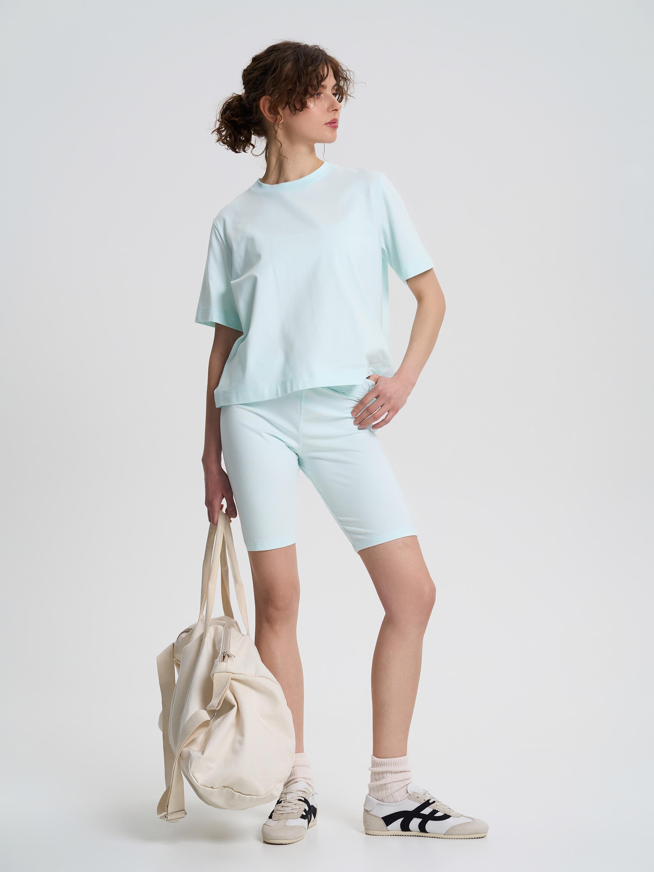 Шорты-велосипедки женские ROZA 220910 XS Голубой (4824005699061) - фото 2 Шорты-велосипедки женские ROZA 220910 XS Голубой (4824005699061) - фото 2