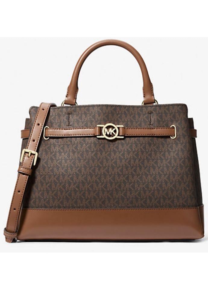 Сумка Michael Kors Reed Large Signature Logo Satchel (35F4G6RS3B)