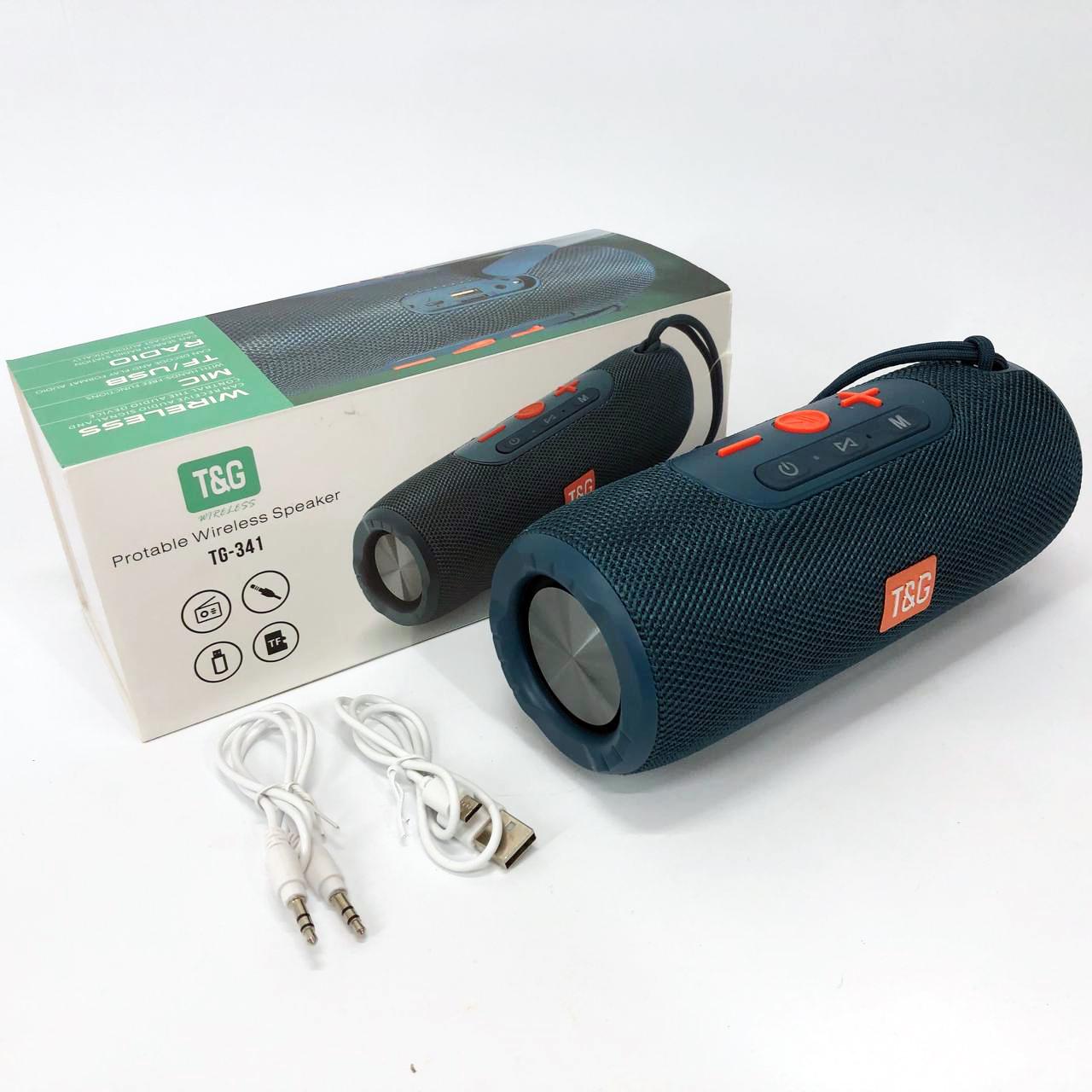 Колонка портативна Bluetooth TG341 зі шнурком Синій - фото 8 Колонка портативна Bluetooth TG341 зі шнурком Синій - фото 8