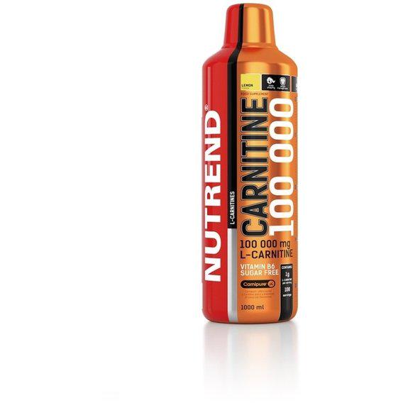 Жиросжигатель для спорта Nutrend Carnitine 100 000 1000 мл 100 порций Lemon