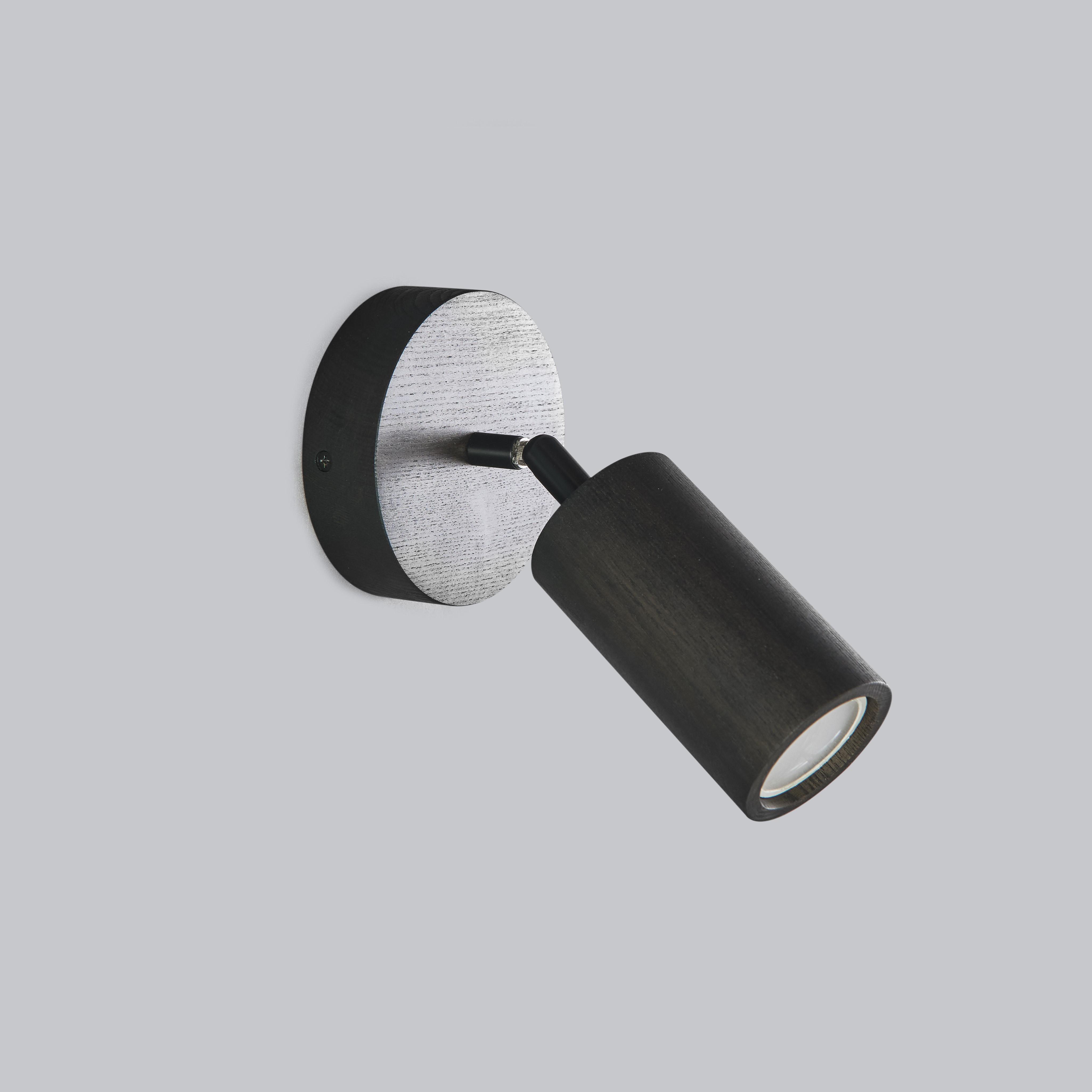 Бра в стиле лофт Gaff Design Настінний стельовий Topaz Black oil (BRA106)