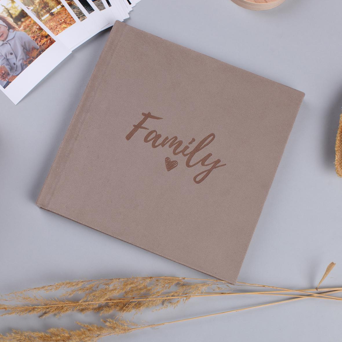 Альбом для фото з білими сторінками 23х23 см (15017432)