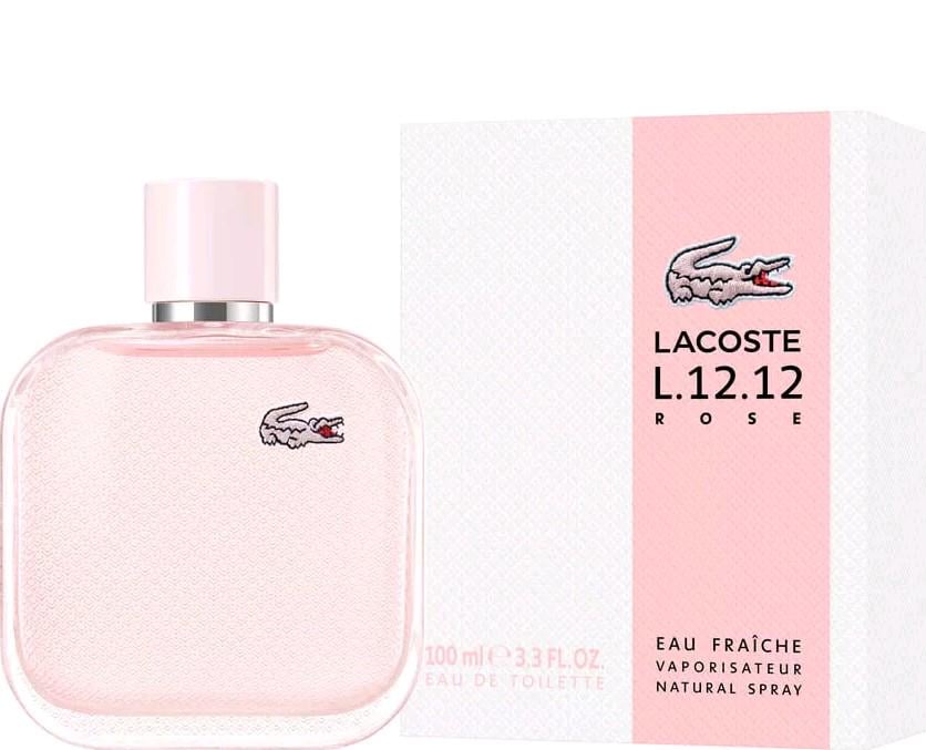 Туалетна вода для жінок Lacoste Eau de Lacoste L.12.12 Eau de Toilette Rose Eau Fraiche For Her 100 мл (82405)