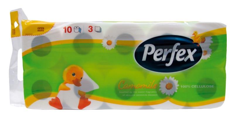 Туалетная бумага Perfex Ромашка 3-слойная 10 шт. (2477789496) Туалетная бумага Perfex Ромашка 3-слойная 10 шт. (2477789496)