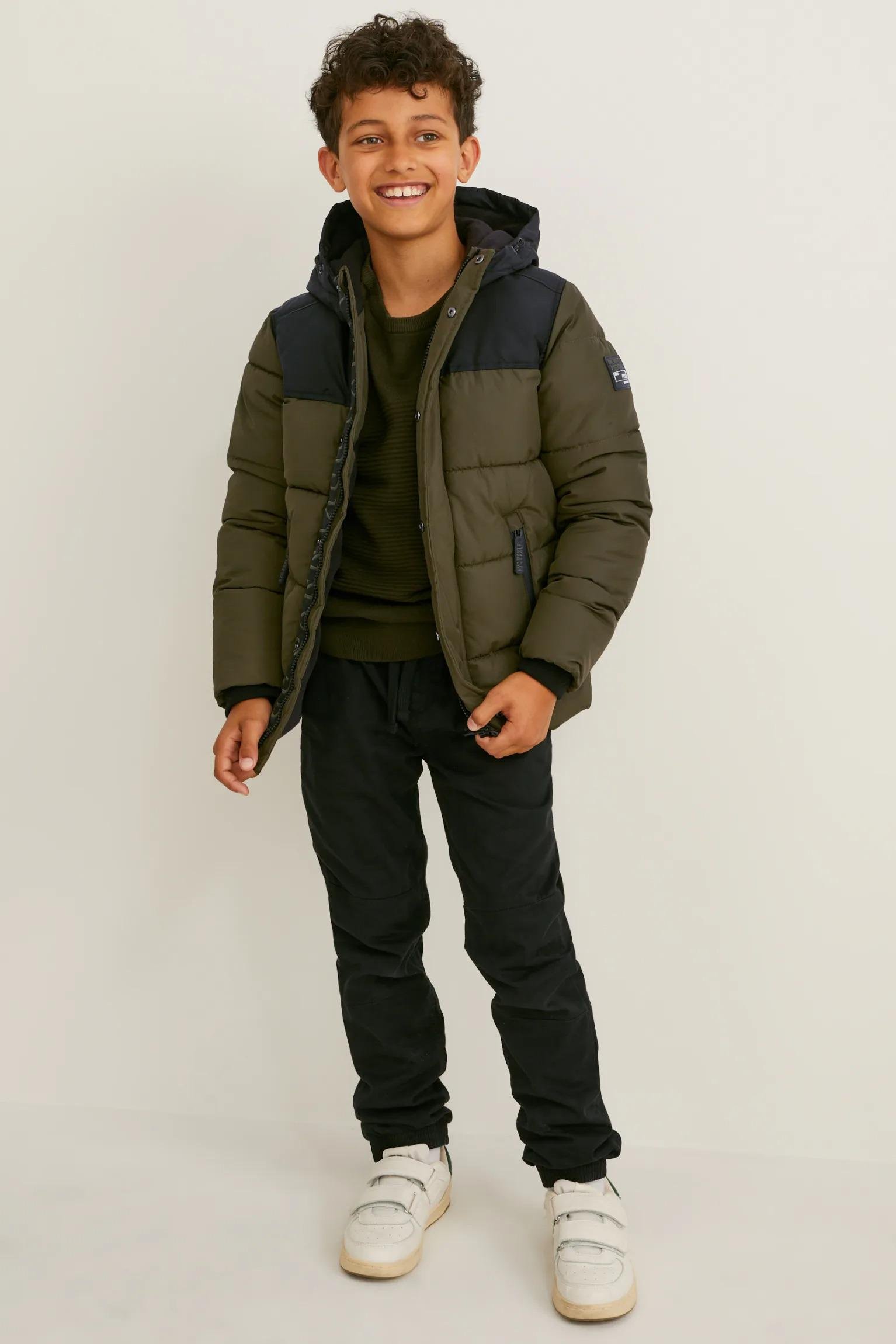 Куртка зимняя для мальчика C&A р. 152 Khaki (2175724)