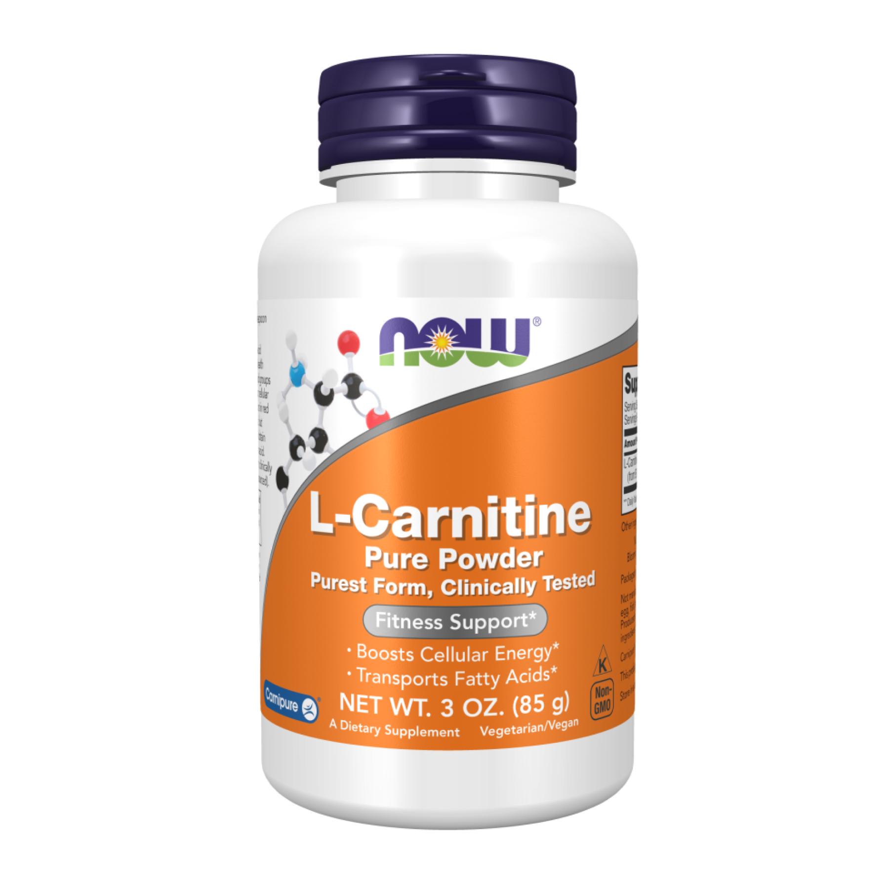 L-карнитин Now Foods L-Carnitine Pure Powder 85 г (29664)