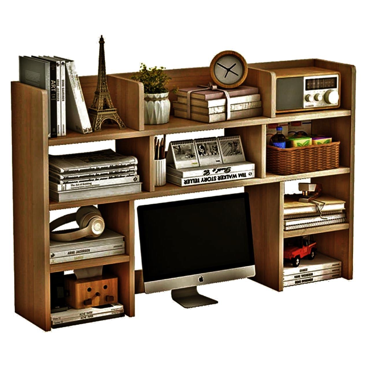 Полиця-надбудова настільна з дерева Фондера сієна (АКД-006905) Полиця-надбудова настільна з дерева Фондера сієна (АКД-006905)