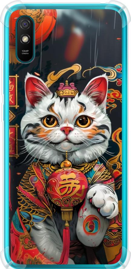 Чехол на Xiaomi Redmi 9A China Cat v2 (6135sp-2034-42517)