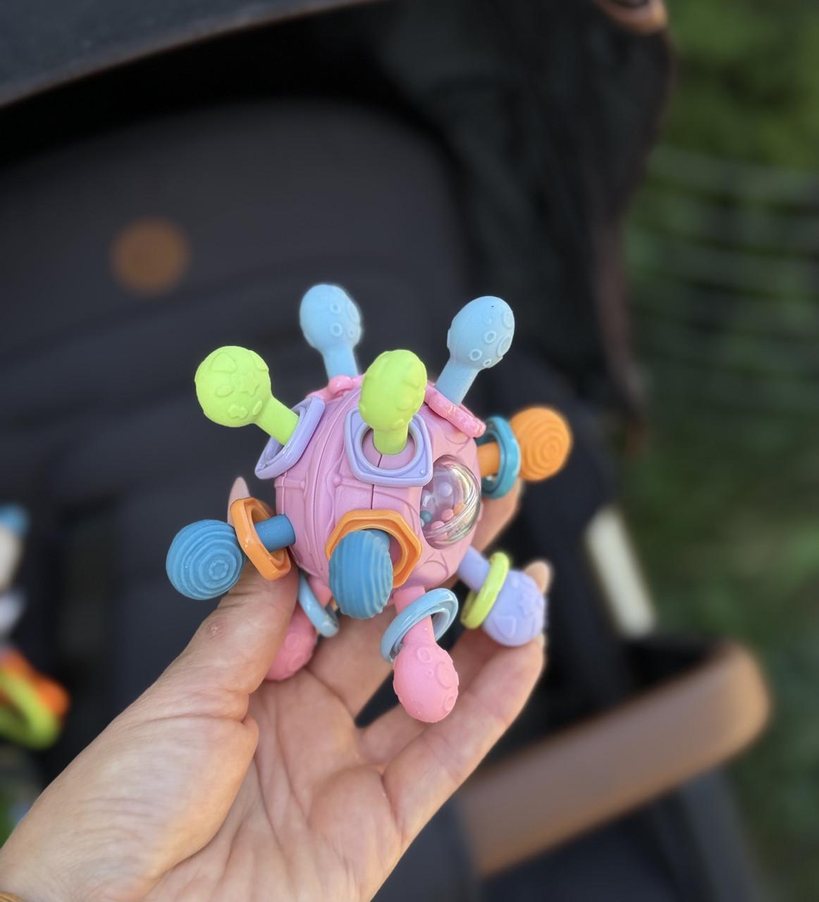 Іграшка для малюків сенсорна іграшка-куб для малюків з силіконовими деталями (22) - фото 2 Іграшка для малюків сенсорна іграшка-куб для малюків з силіконовими деталями (22) - фото 2