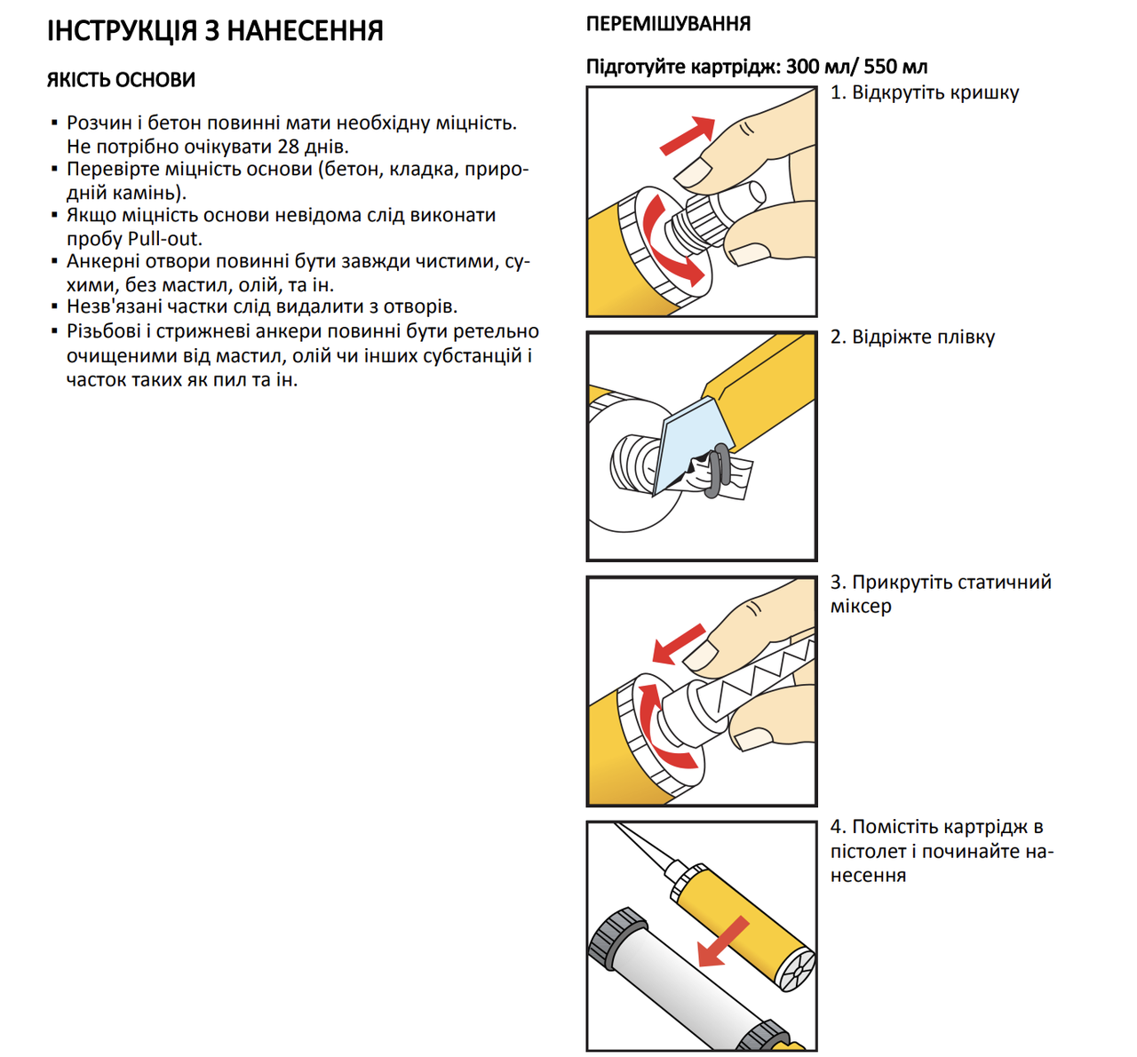 Анкер химический SIKA AnchorFix-1AB 300 мл - фото 3